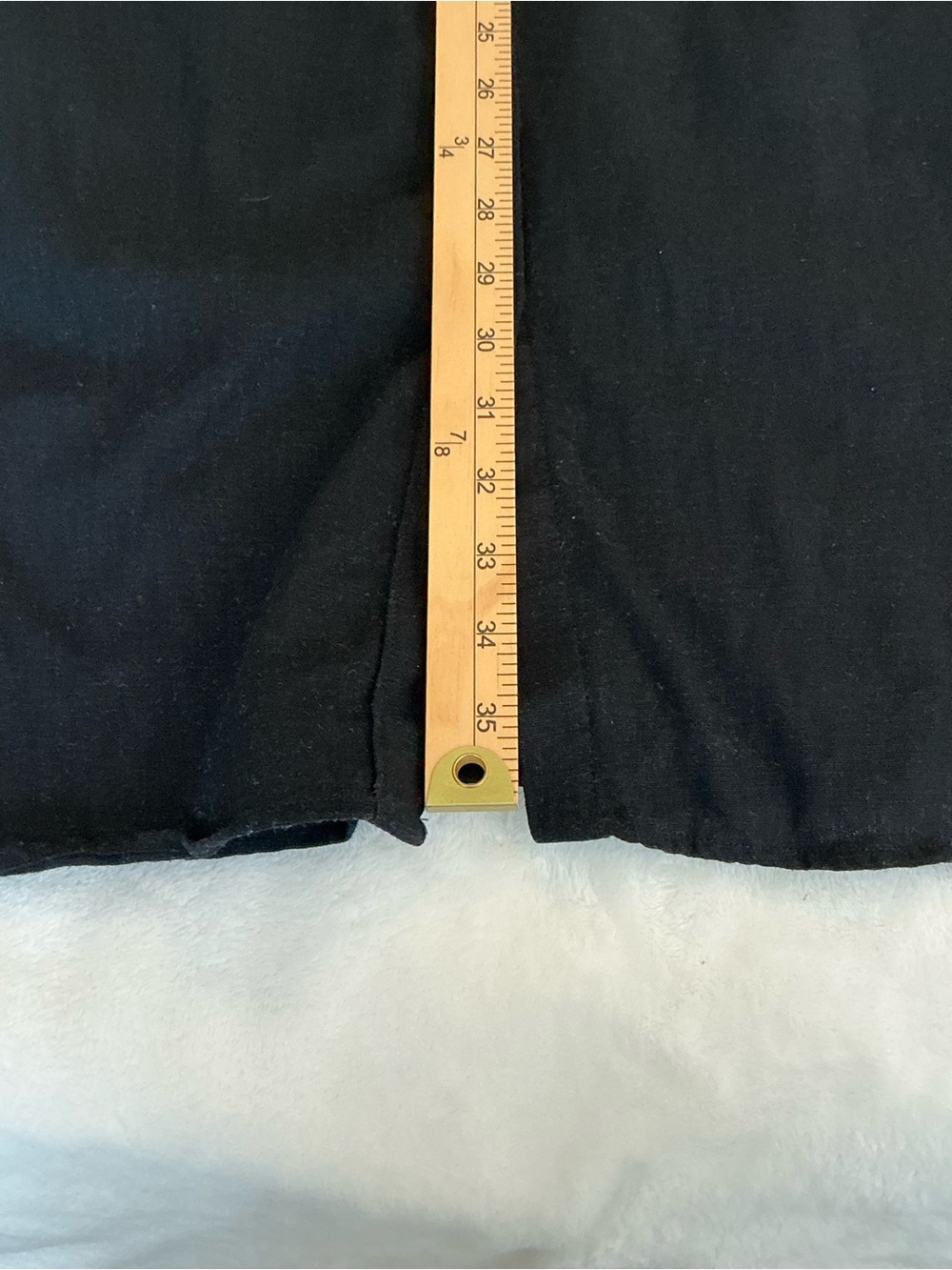Well Worn Classic Linen Blend Shirt Dress Black Button Front Pockets Sz Medium - Picture 7 of 8